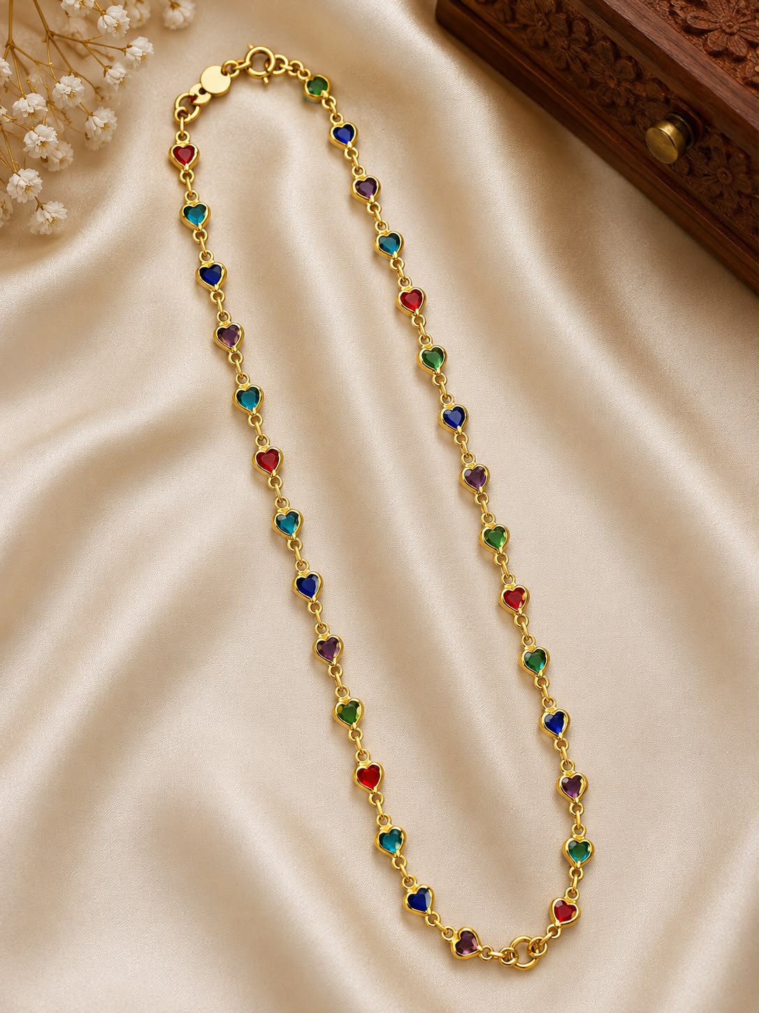 Love stone anklets